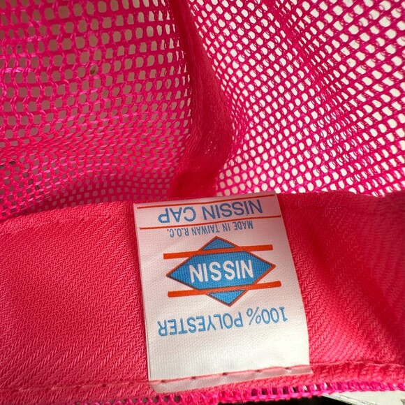 Nissin Vintage Barbie Pink McNamara Pontiac Hat Snapback One Size - Picture 4 of 6